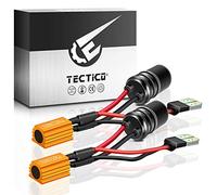 TECTICO T10 LED Intermitente Decodificador Canbus Anti-parpadeo sin error Anti-parpadeo compatible con Audi VW, 2 piezas