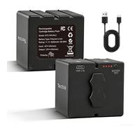 Tectra Paquete de 2 baterías de 6000 mAh para Stealth Cam 360 Max Cartridge Battery Pack, compatible con cámaras Trail modelo 360 Revolver, Revolver Pro, Revolver Pro 2.0