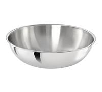 TeCuisine - Wok Inox 18/10 Triply - 24 cm - Sin mango - Sin revestimiento - Sin PFAS, PFOA, PTFE - Compatible con todos los fuegos de inducción - Cocción saludable y duradera