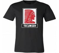 Tecumseh Gas Main Logo Graphic T Shirts Fashion Cotton Shirt Short Sleeve T Shirt Black XL