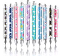 TECUNITE 30 PCS Dientes bolgrafos para regalos de mujeres 1.00 mm bolero de tinta bolsas redaccin de tinta negra bolgrafos de regalos de regalos d