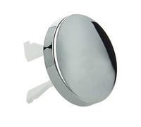 tecuro Tapa de desbordamiento - Cubierta para orificio de desbordamiento en el lavabo, cromado KS-12029