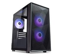 TECWARE Forge M2 TG RGB Mini Tower Case Black MATX Case w/ 3 x 120mm Fans Daisy Chain