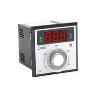 TED 72 x 72 mm KJ PT100 Tipo CA 220 V 110 V 24 V 380 V Botón 0-100 300 400 600 grados Termostato digital Powered Regulador de temperatura