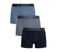 Ted Baker 3-Pack Cotton Trunk Bañadores Ajustados para Hombre, Multicolor, L