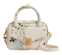 Ted Baker Anibell Detail Floral Mini Leather Crossbody Bag Ecru