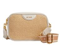 Ted Baker Bardas Webbing Faux Raffia Camera Crossbody Bag Ecru
