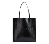 Ted Baker bolso de bandolera Croccon Croc Effect Icon Bag Jet - Black negro