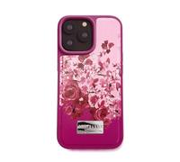 Ted Baker Carcasa rígida con Incrustaciones de Flores dispersas Compatible con iPhone 16 Pro MAX, Color Rosa