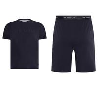 Ted Baker Conjunto de Camiseta y pantalón Corto, Azul Marino, Talla M