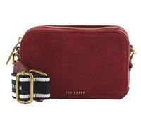 Ted Baker Cuero bolso bandolera Shayann Webbing Suede Crossbody Camera Bag Dk - Red rojo oscuro
