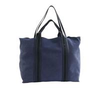 Ted Baker Cuero bolso shopper Laurrel Suede Webbing Detail Large Shopper Dk - Blue azul marino
