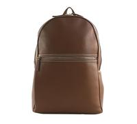 Ted Baker Cuero mochila de ocio con compartimento para portátil Silvio Pebbled Leather Backpack Tan marrón