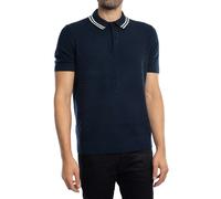 Ted Baker de los hombres Camisa polo con costura regular, Azul