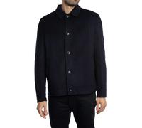 Ted Baker de los hombres Chaqueta con cuello de lana Sharpow, Azul