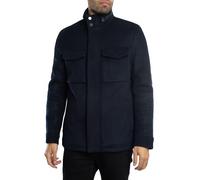 Ted Baker de los Hombres Chaqueta de Campo con Cuello Alto de Knowl, Azul, M
