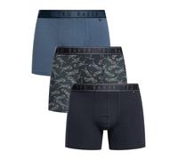 Ted Baker de los hombres Pack de 3 calzoncillos boxer, Azul