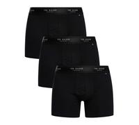 Ted Baker de los hombres Pack de 3 calzoncillos boxer, Negro