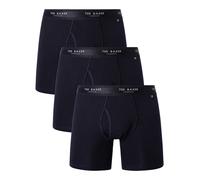 Ted Baker de los hombres Pack de 3 calzoncillos de algodón elásticos, Azul