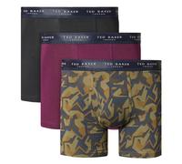 Ted Baker Hombre 3 Paquete Estampado Comodidad Algodón Elástico Bóxer 47% OFF