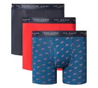 Ted Baker Hombre 3 Paquete Estampado Comodidad Algodón Elástico Bóxer 47% OFF
