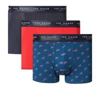 Ted Baker Hombre 3 Paquete Estampado Comodidad Algodón Elástico Bóxer 47% OFF