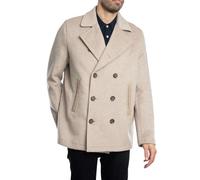 Ted Baker Hombre Chaqueta Estilo Peacoat De Aldovie, Stone, L