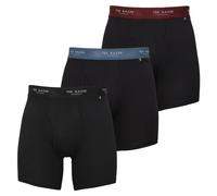 Ted Baker Hombre Paquete de Tres Algodón Elástico Transpirable Bóxer 36% OFF