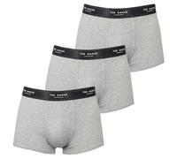 Ted Baker London, 3 Pack Cotton Stretch Trunk Baadores Ajustados para Hombre, Gris, XL
