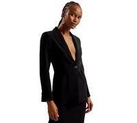 Ted Baker London MANABL - Americana de un Solo Botonadura, Color Negro, Negro, 44