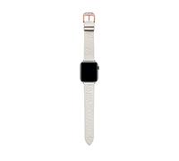 Ted Baker Magnolia Saffiano Leather smartwatch Band Compatible with Apple Watch Strap 38mm, 40mm Cream One Size