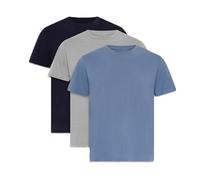 Ted Baker Mens 3-Pack Breathable Cotton Stretch Crew Neck T-Shirt Camiseta, Mezcla Azul Marino, S para Hombre