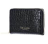 Ted Baker Monedero Varlee Croc Effect Small Zip Around Wallet Black Negro