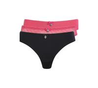 Ted Baker Nelly 3pk Mesh And Lace Brief Carmine/ Jet Black/carmine Talla: XL | Calzoncillos Outlet | Mujer | Rojo
