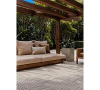 Ted Baker Nightingale - Alfombra de Tejido Plano, Reversible, Adecuada para Exteriores, fácil de Limpiar, Moderna, diseño a Cuadros para salón, terraza, Comedor, Color Negro y Blanco, 160 x 230 cm