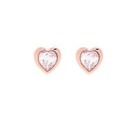 Ted Baker Pendientes 'HAN: CRYSTAL HEART EARRING' oro rosa One Size oro rosa