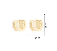 Ted Baker Pendientes 'Rolo' oro / blanco One Size oro / blanco