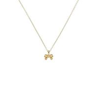 Ted Baker Petrae - Collar con colgante de lazo pequeño para mujer (dorado)