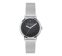 Ted Baker Phylipa Blossom - Reloj de pulsera de malla plateada para mujer (modelo: BKPPHS4059I), plateado, Classic