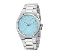 Ted Baker Reloj analógico de Cuarzo para Hombre con Correa de Acero Inoxidable BKPBRS5089I, Plata
