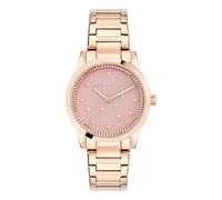 Ted Baker Reloj analógico de Cuarzo para Mujer con Correa de Acero Inoxidable BKPCLF4079I, Dorado