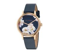 Ted Baker Reloj analógico de Cuarzo para Mujer con Correa de Acero Inoxidable BKPPHS5019I, Azul