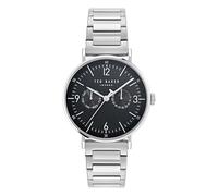 Ted Baker Reloj de pulsera de acero inoxidable para hombre, plateado
