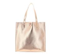 Ted Baker Rosmah Rose Detail Metallic Icon Bag, Grande, Oro rosa