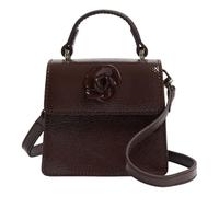 Ted Baker Rouset Rose Detail Mini Leather Bag Brown