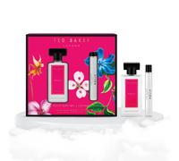 Ted Baker Set de regalo Polly Eau de Toilette para mujer, perfume floral afrutado de 50 ml con roll-on de 15 ml, dúo de fragancias femeninas con notas de melocotón, jazmín y ámbar.