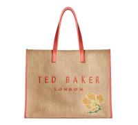 Ted Baker shopper bolsa Floraff Floral Raffia Icon Bag Orange