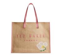 Ted Baker shopper bolsa Floraff Floral Raffia Icon Bag Pink