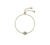 Ted Baker Soleta Solitaire - Pulsera ajustable de cristal brillante para mujer, 21 cm, Latón, No es una piedra preciosa