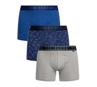 Ted Baker Tbb09-fp2-046 Ropa Interior, Mazarine Blue/Navy Feather/Heather Grey, XL (Pack de 3) para Hombre